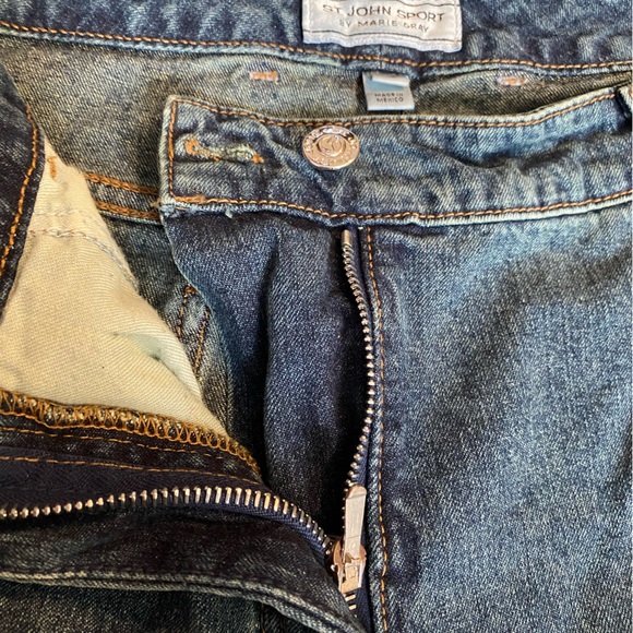 St John Sport Jean size 12 women’s Blue jeans Bootcut - Picture 6 of 6